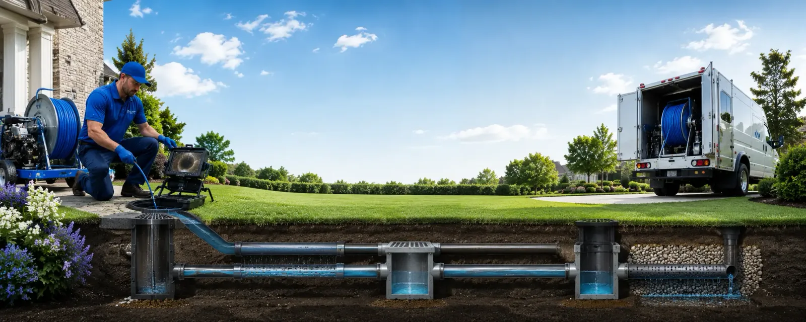 Outdoor drain cleaning information for Herald, CA